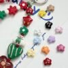 Metal beads, cute cloud ,colorful, fit for the phone chain