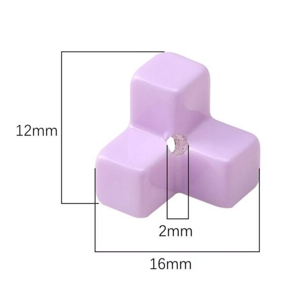 Metal beads, colorful,bricks,fit for the phone chain