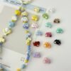 Metal beads, cute cloud ,colorful, fit for the phone chain