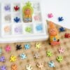 Metal beads, connect figures to be pendant ,crown shape ,colorful