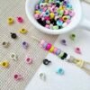 Acrylic Beads, Colorful, Bail Beads, Big Hole, Fit For The Rope