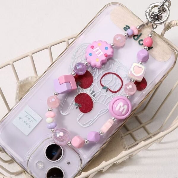 Metal beads, colorful,bricks,fit for the phone chain