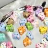 Metal beads, cute cloud ,colorful, fit for the phone chain