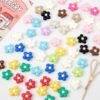 Acrylic beads,flower shape beads,colorful,