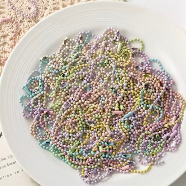 Ball chains,colorful,DIY accessories,For hanging figures or charms