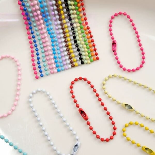 Ball chains,colorful,DIY accessories,For hanging figures or charms