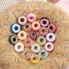 Acrylic beads,donuts shape,beads,colorful,