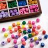 Acrylic beads,square shape,spacer beads,colorful,