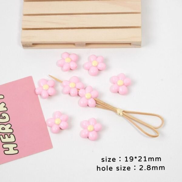 Acrylic beads,flower shape beads,colorful,