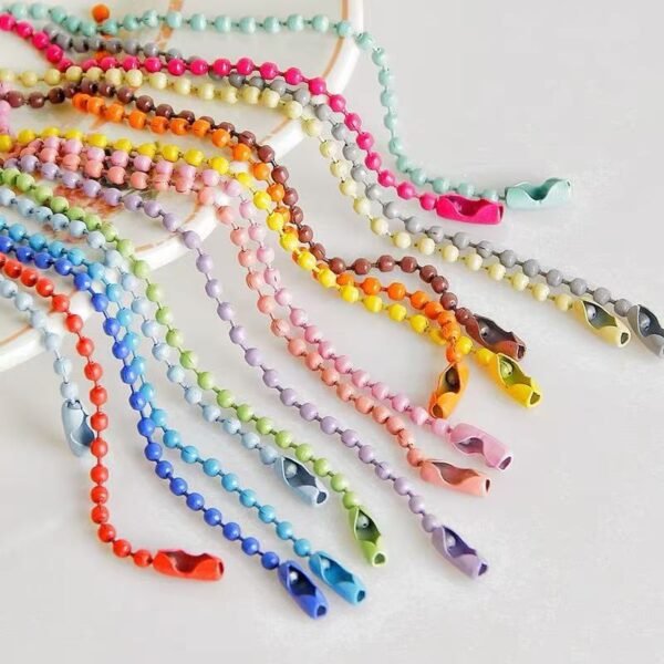 Ball chains,colorful,DIY accessories,For hanging figures or charms