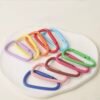 D shaped keyrings,big size, colorful