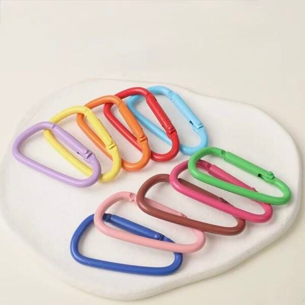 D shaped keyrings,big size, colorful