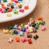 Acrylic beads,X shape spacer beads,colorful,