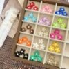 Acrylic beads,flower shape beads,colorful,