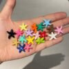 Acrylic beads,starfish shape, flat beads,colorful,
