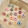 Acrylic beads,donuts shape,beads,colorful,