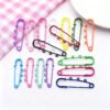 6cm 3-hole pin, colorful, DIY keychain