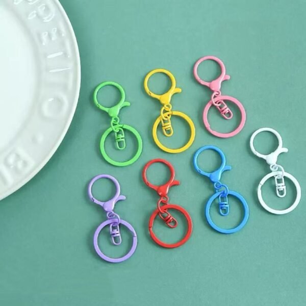 Lobster Buckle Three Piece Set, Painted Candy/Macaron Colors, Colorful, DIY Keychain