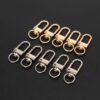 U shape metallic door buckle, swivel buckle, high quality, gold/silver, DIY keychain