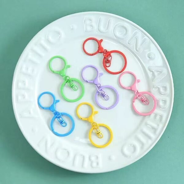 Lobster Buckle Three Piece Set, Painted Candy/Macaron Colors, Colorful, DIY Keychain