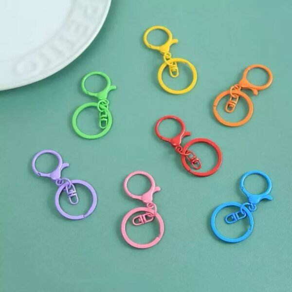 Lobster Buckle Three Piece Set, Painted Candy/Macaron Colors, Colorful, DIY Keychain