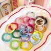 25mm circular alloy spring buckle, colorful, DIY keychain/phone chain