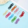 Paint candy colored four section chain, colorful, DIY keychain