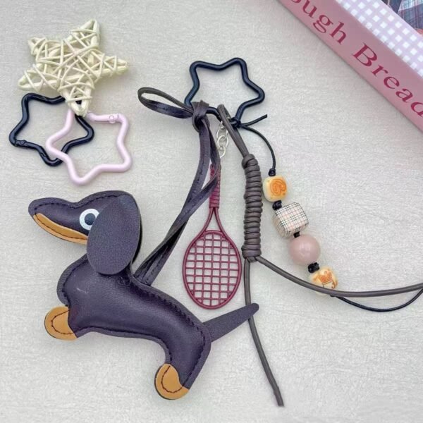 Painted five pointed star shaped spring buckle, colorful (not gold or silver), DIY keychain